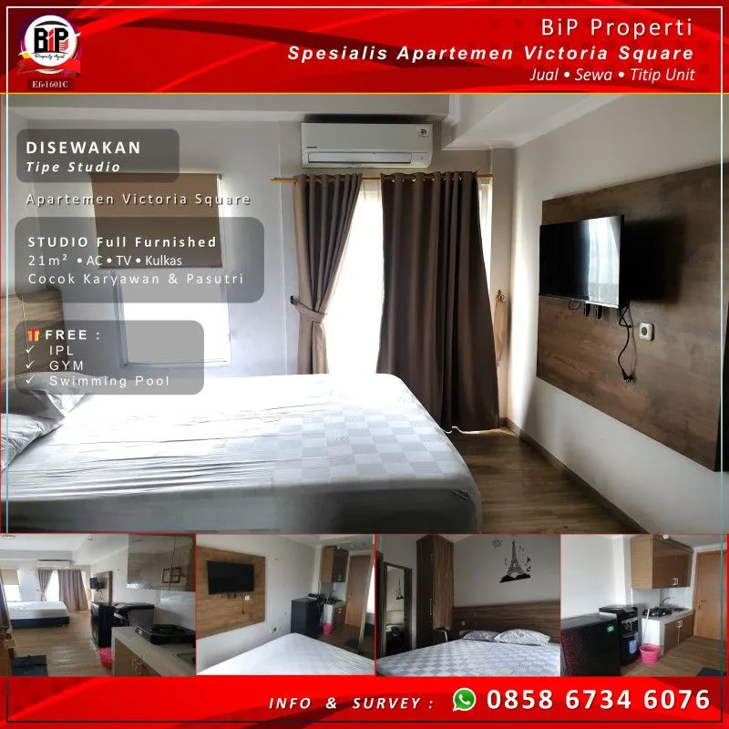SOLD - Studio Furnished - Disewakan [Efe1601C]