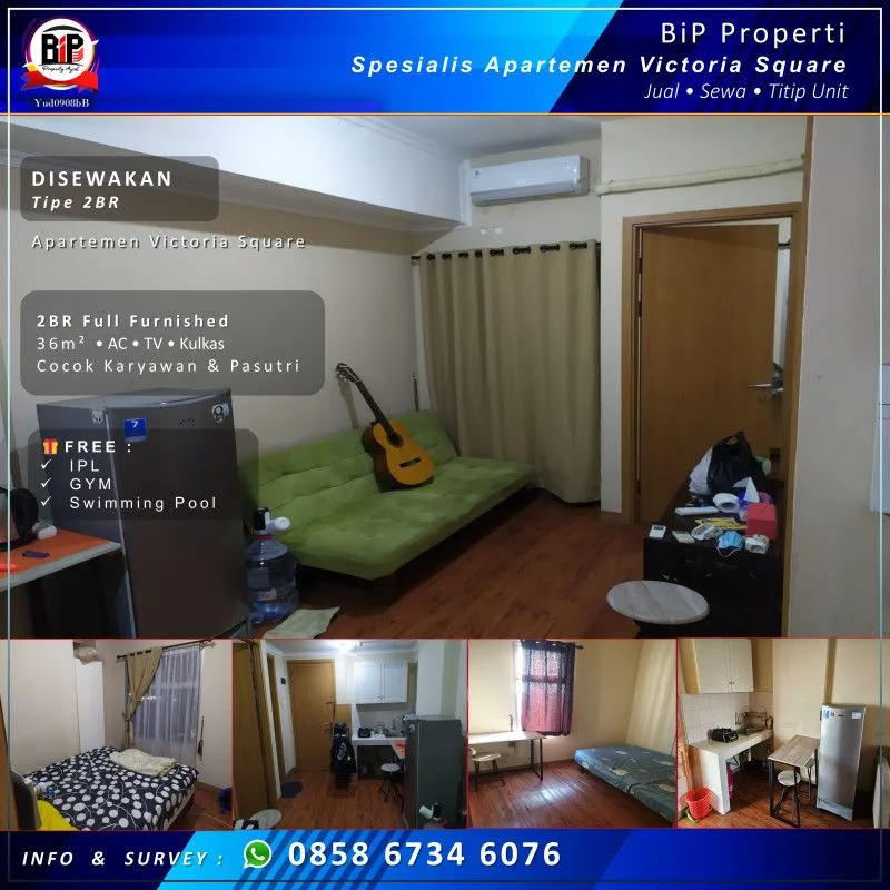 SOLD - 2BR FURNISHED - DISEWAKAN [Yud0908bB]