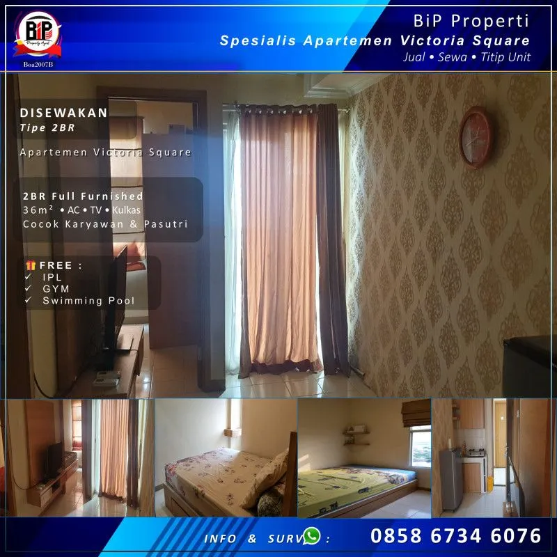 SOLD - 2BR Furnished - Disewakan [Boa2007B]