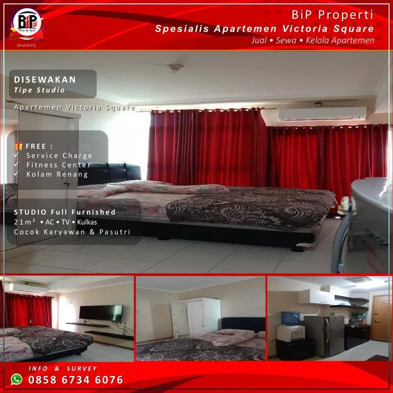 Studio Furnished - Disewakan [And2301C]