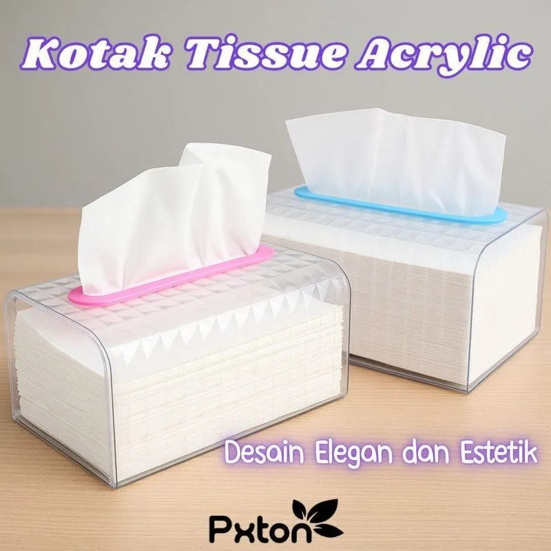 Kotak Tissu Akrilik