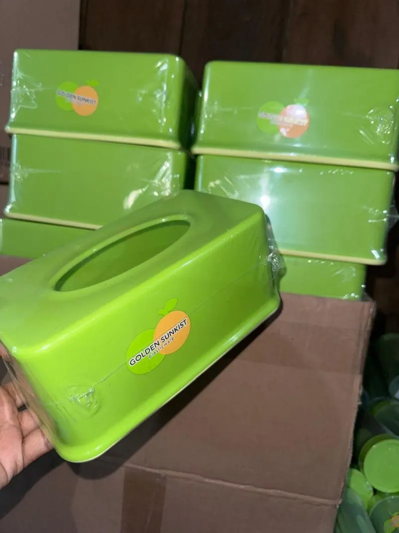 Tempat Tissu Golden Sunkist