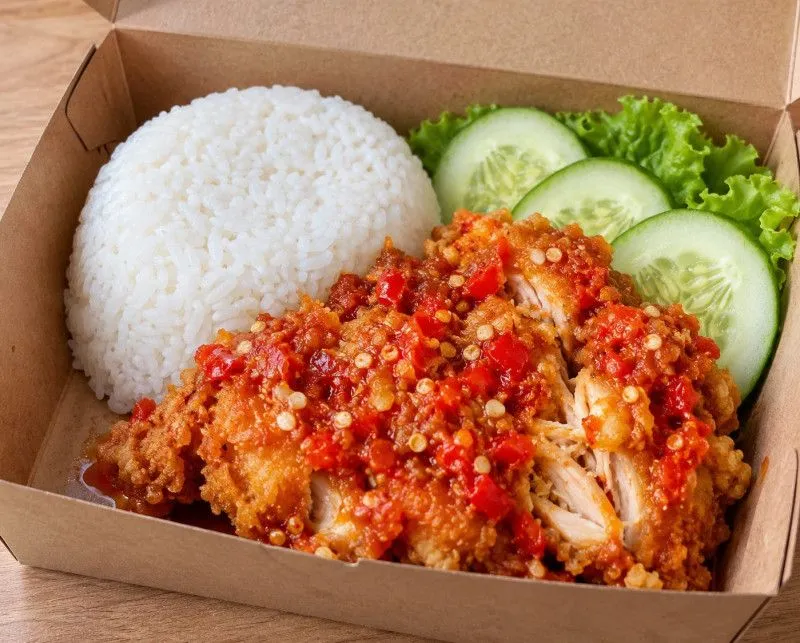 Nasi Ayam Geprek