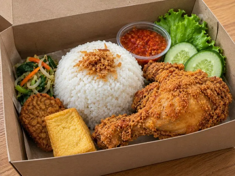 Nasi Ayam Goreng 