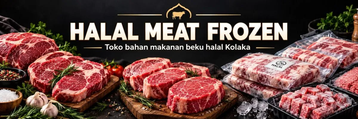 Banner HALAL MEAT FROZEN