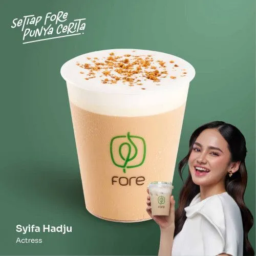 Iced Butterscotch Sea Salt Latte