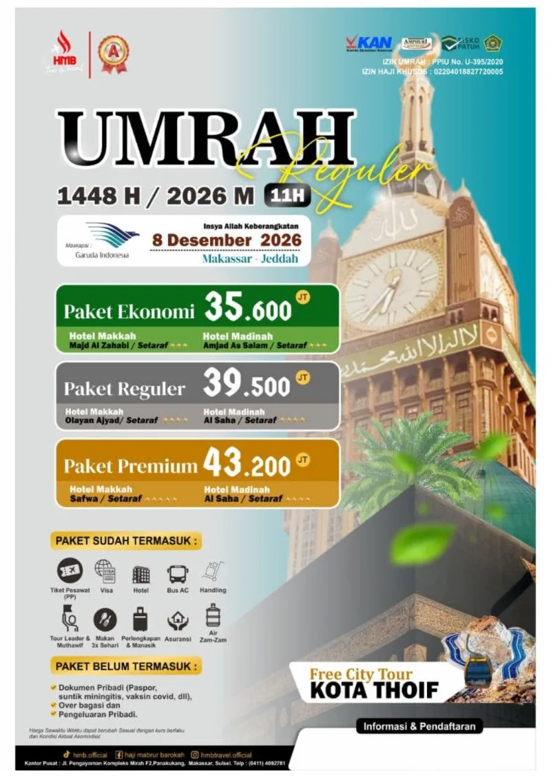 Paket Umrah Desember