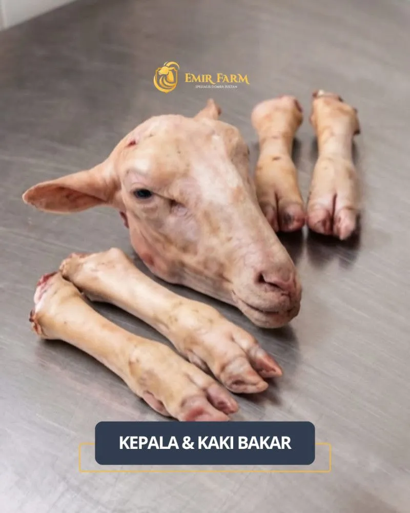 Kepala dan Kaki Bakar Domba/Kambing